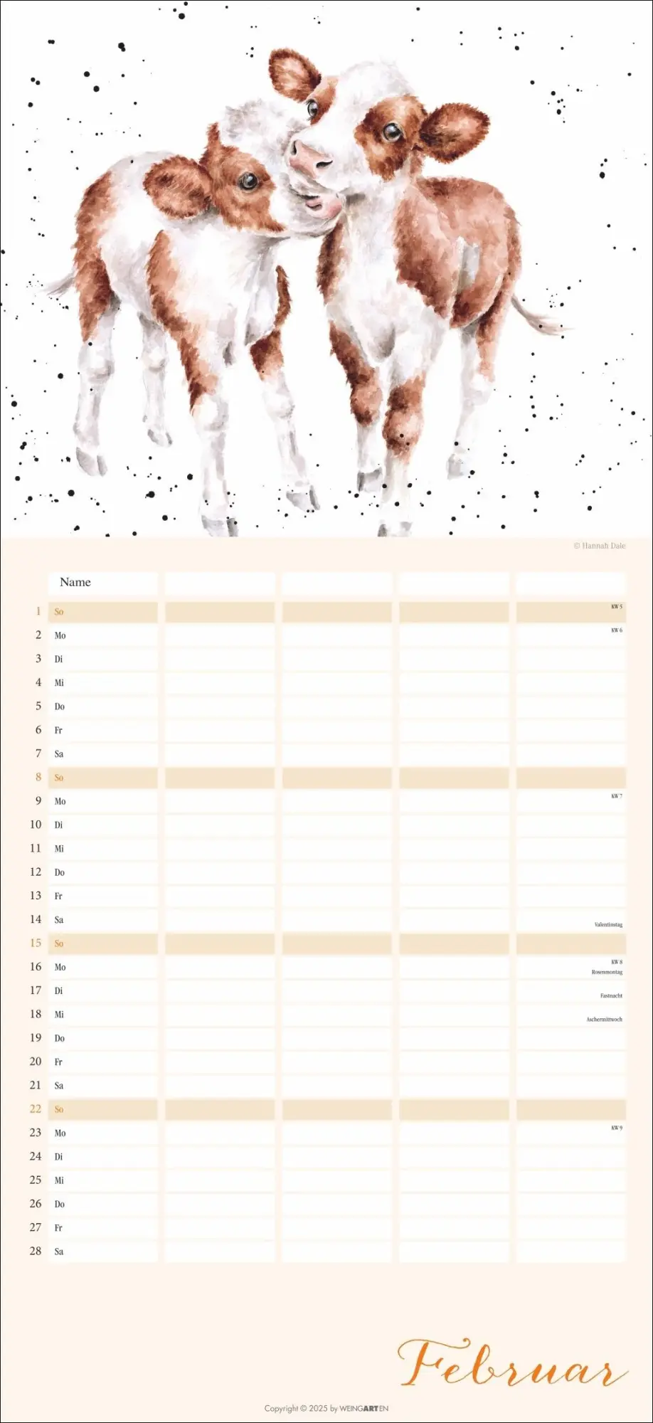 Bild: 9783839902592 | Happy Family Familienplaner 2026 | Hannah Dale | Kalender | 15 S.