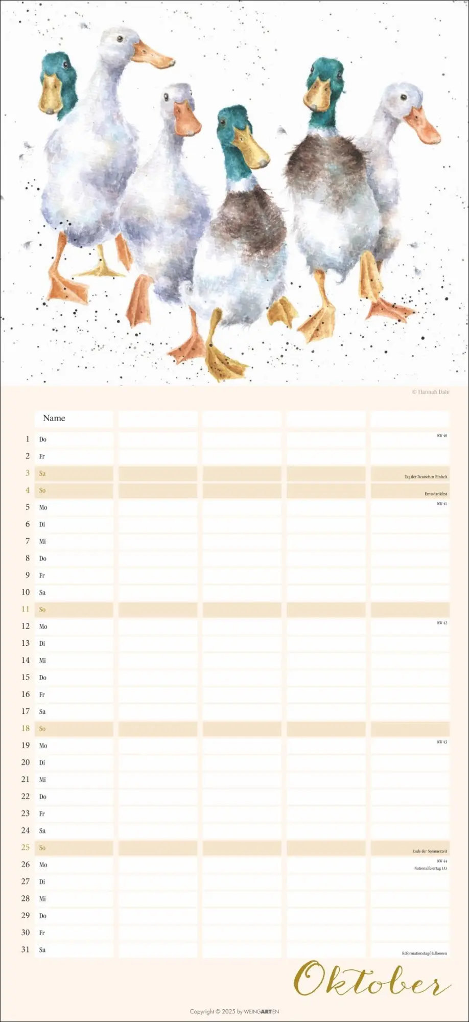 Bild: 9783839902592 | Happy Family Familienplaner 2026 | Hannah Dale | Kalender | 15 S.