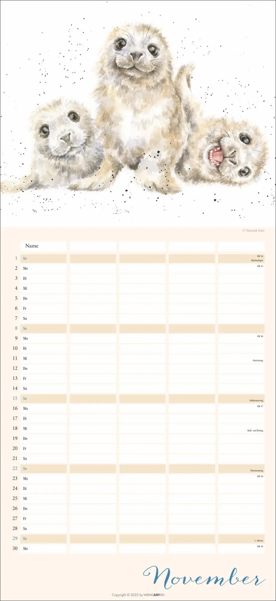 Bild: 9783839902592 | Happy Family Familienplaner 2026 | Hannah Dale | Kalender | 15 S.