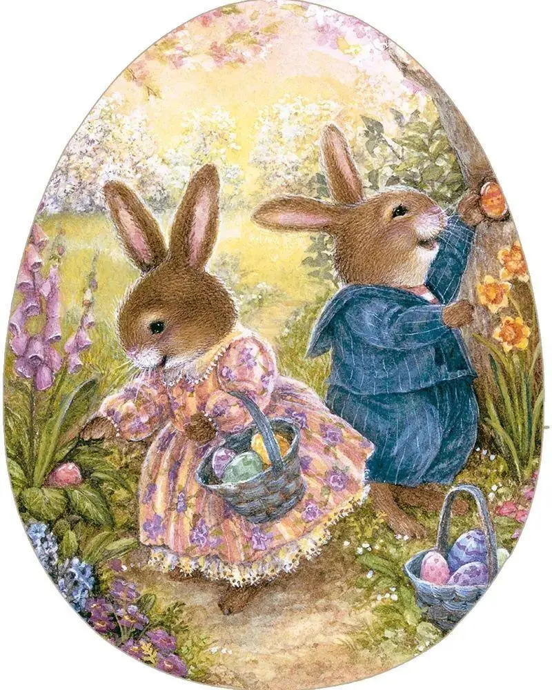 Cover: 9783963722592 | Ei-Puzzle Frohe Ostern - 60 Teile | Marianna Korsh | Spiel | Deutsch