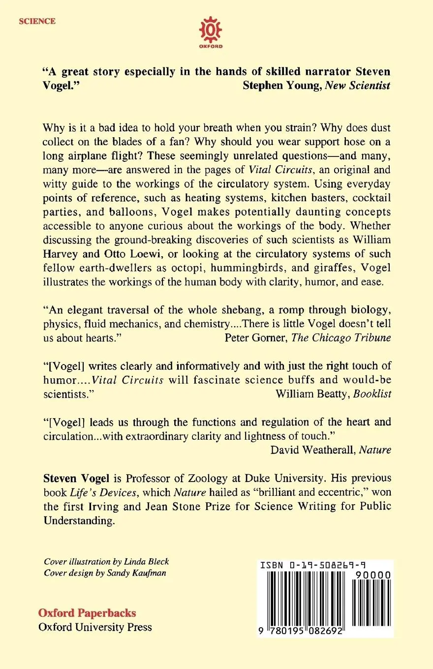 Rückseite: 9780195082692 | Vital Circuits | Steven Vogel | Taschenbuch | Englisch | 1993