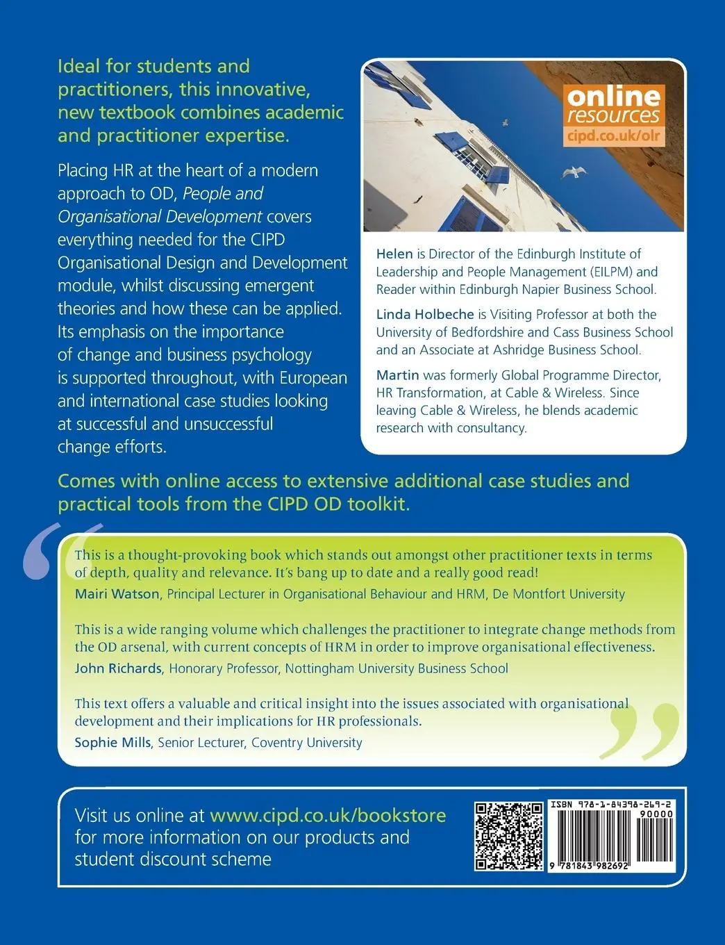 Rückseite: 9781843982692 | People and Organisational Development | Helen Francis (u. a.) | Buch