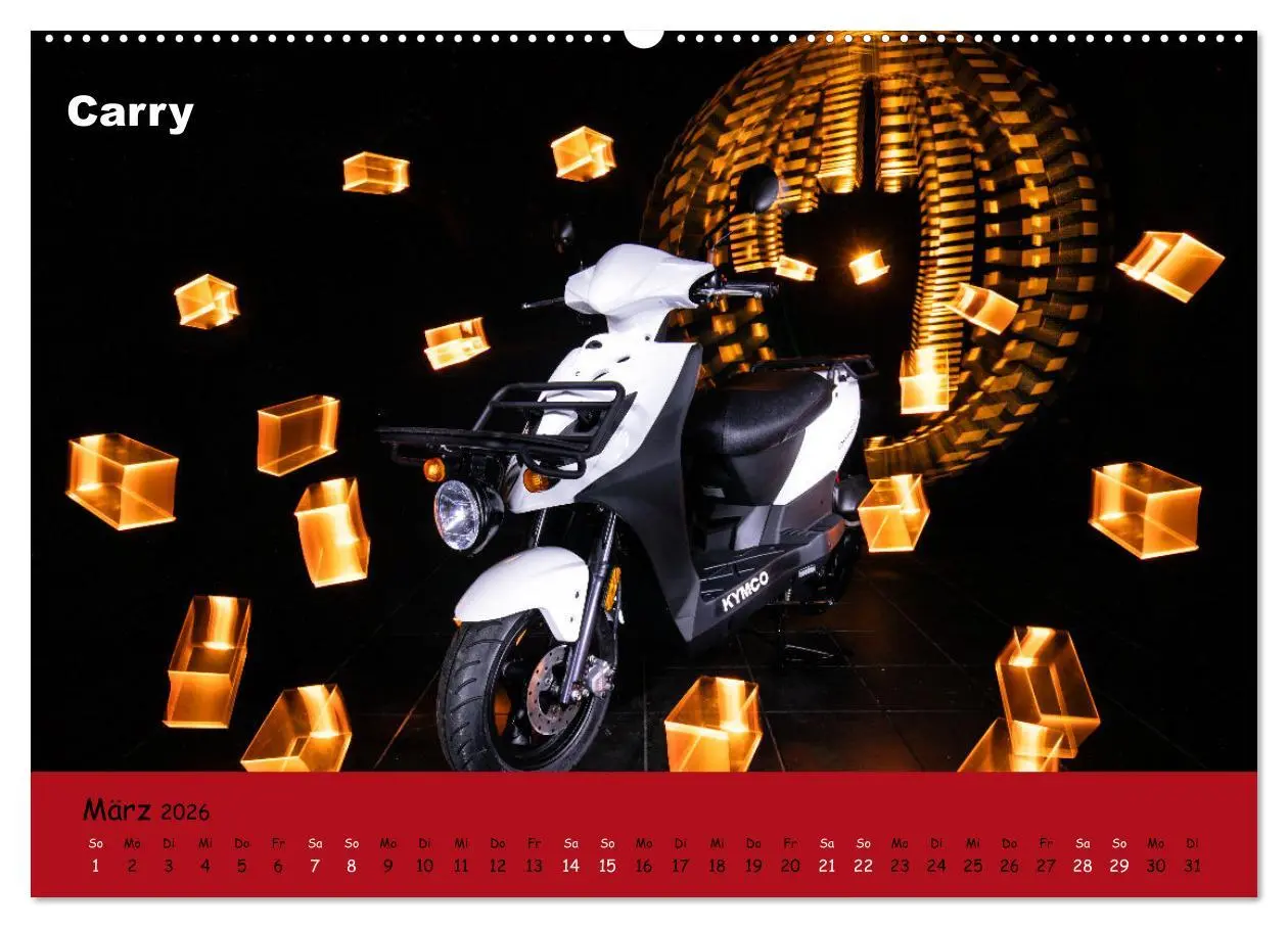 Bild: 9783457512692 | Roller Fieber (hochwertiger Premium Wandkalender 2026 DIN A2 quer),...