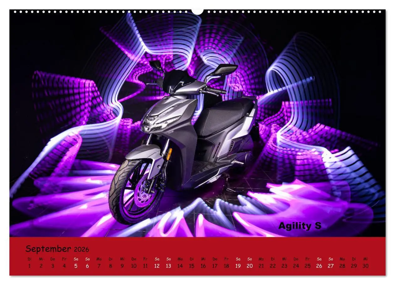 Bild: 9783457512692 | Roller Fieber (hochwertiger Premium Wandkalender 2026 DIN A2 quer),...
