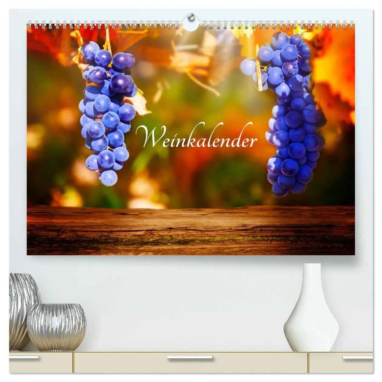 Cover: 9783457752692 | Weinkalender (hochwertiger Premium Wandkalender 2026 DIN A2 quer),...