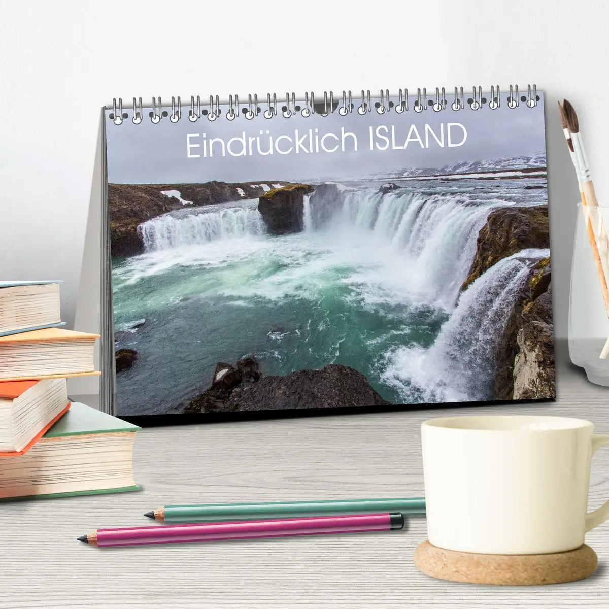 Bild: 9783457992692 | Eindrücklich Island 2026 (Tischkalender 2026 DIN A5 quer), CALVENDO...
