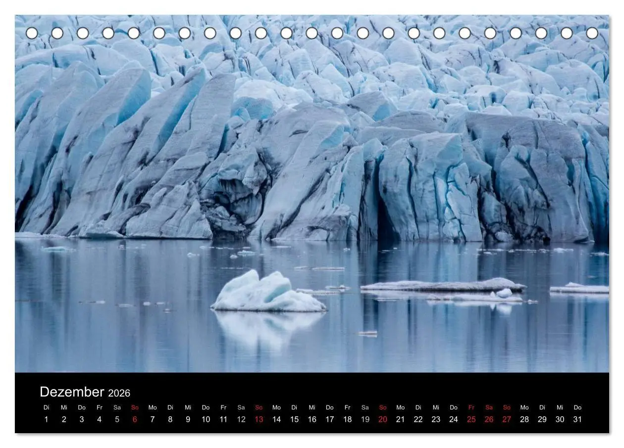 Bild: 9783457992692 | Eindrücklich Island 2026 (Tischkalender 2026 DIN A5 quer), CALVENDO...