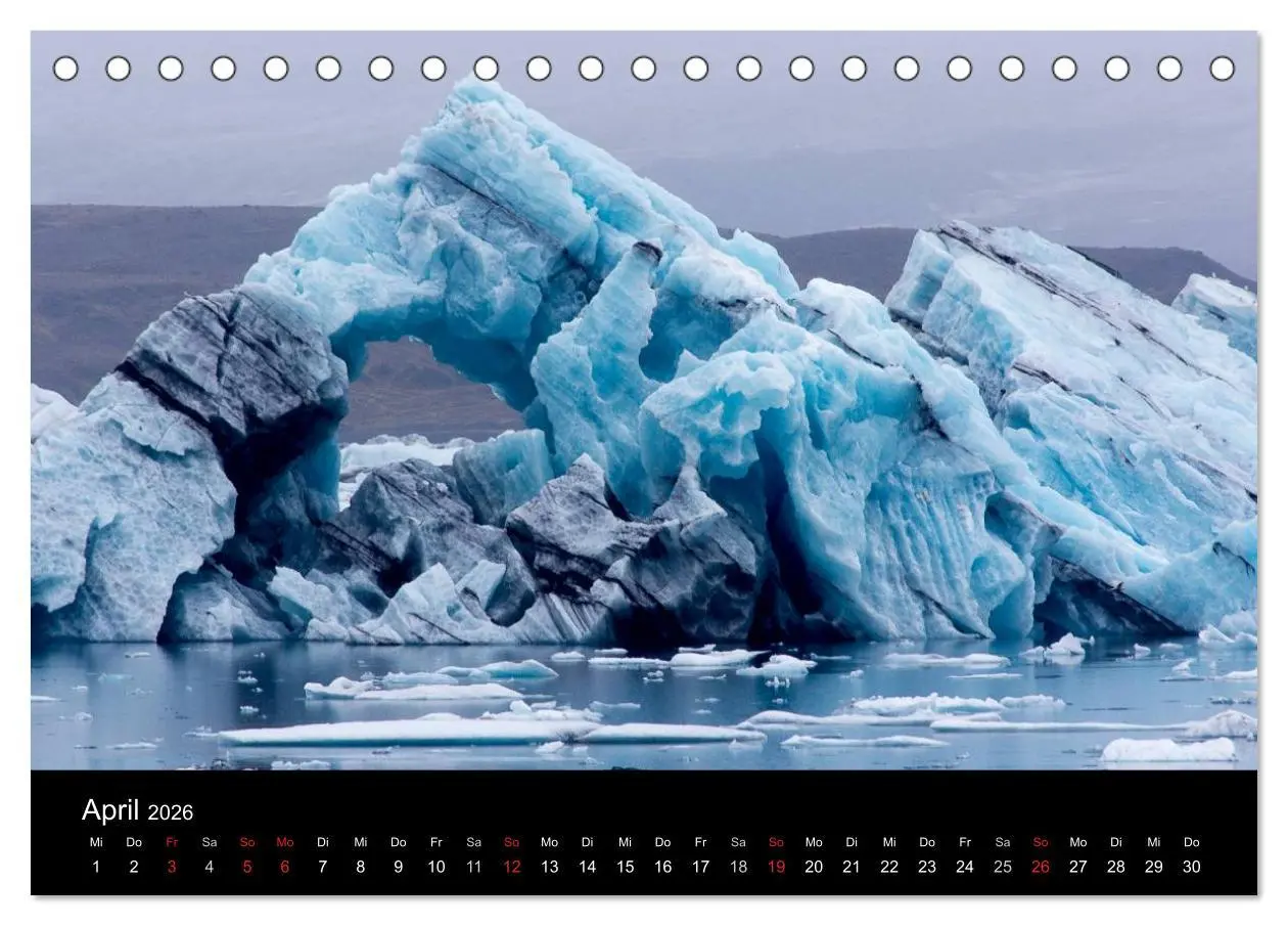 Bild: 9783457992692 | Eindrücklich Island 2026 (Tischkalender 2026 DIN A5 quer), CALVENDO...
