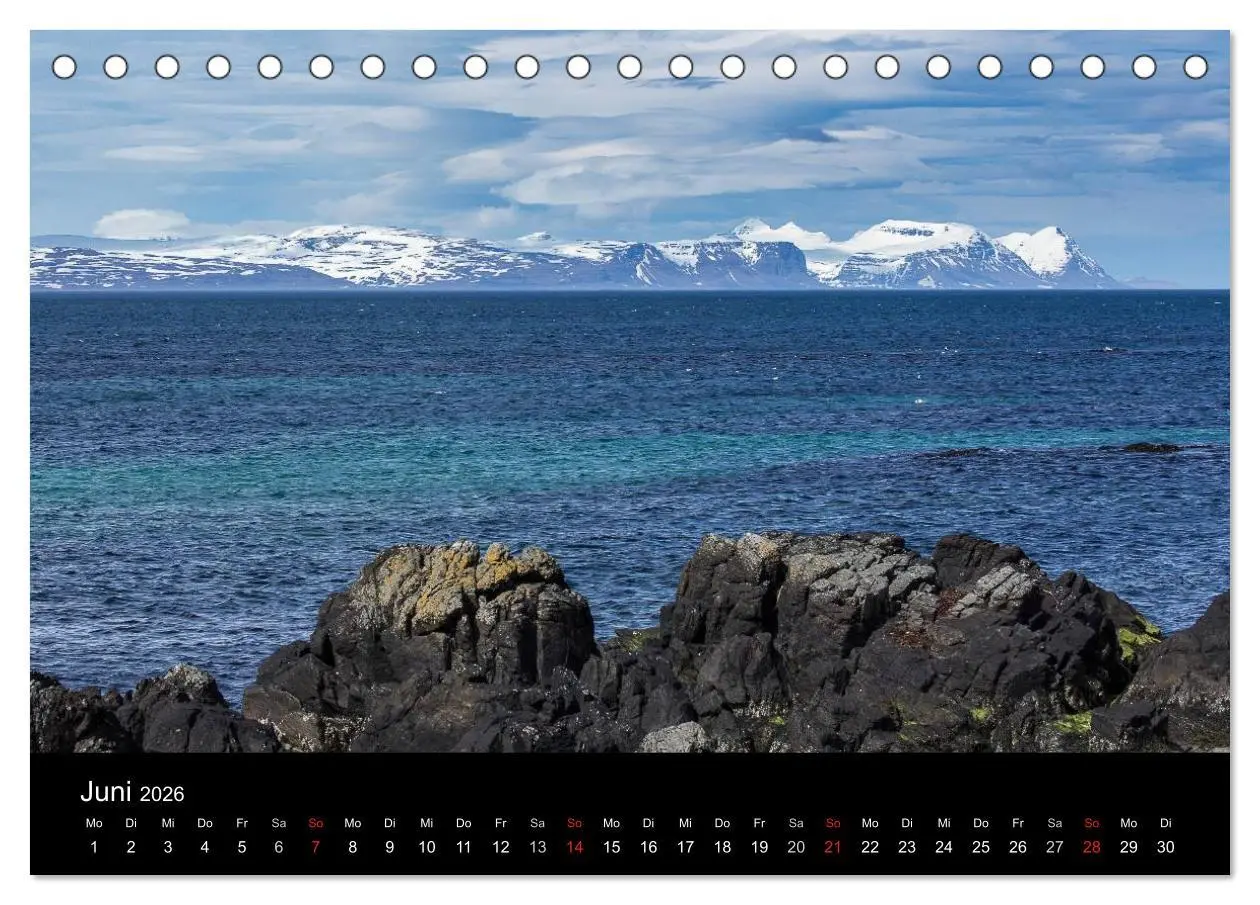 Bild: 9783457992692 | Eindrücklich Island 2026 (Tischkalender 2026 DIN A5 quer), CALVENDO...