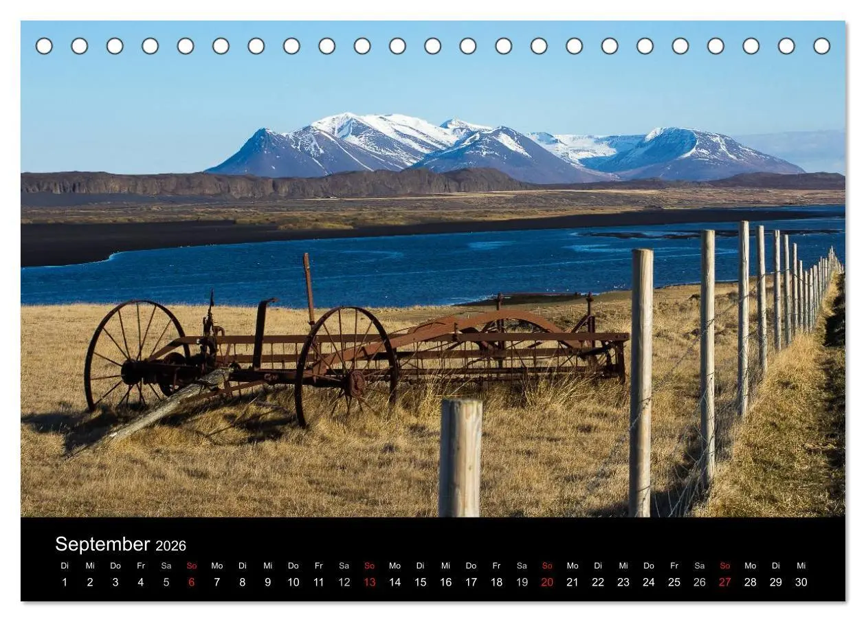 Bild: 9783457992692 | Eindrücklich Island 2026 (Tischkalender 2026 DIN A5 quer), CALVENDO...