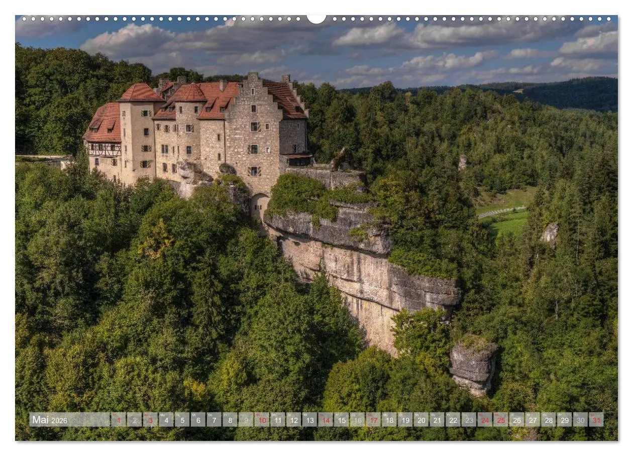 Bild: 9783516082692 | Burgenlandschaft Fränkische Schweiz (Wandkalender 2026 DIN A2...
