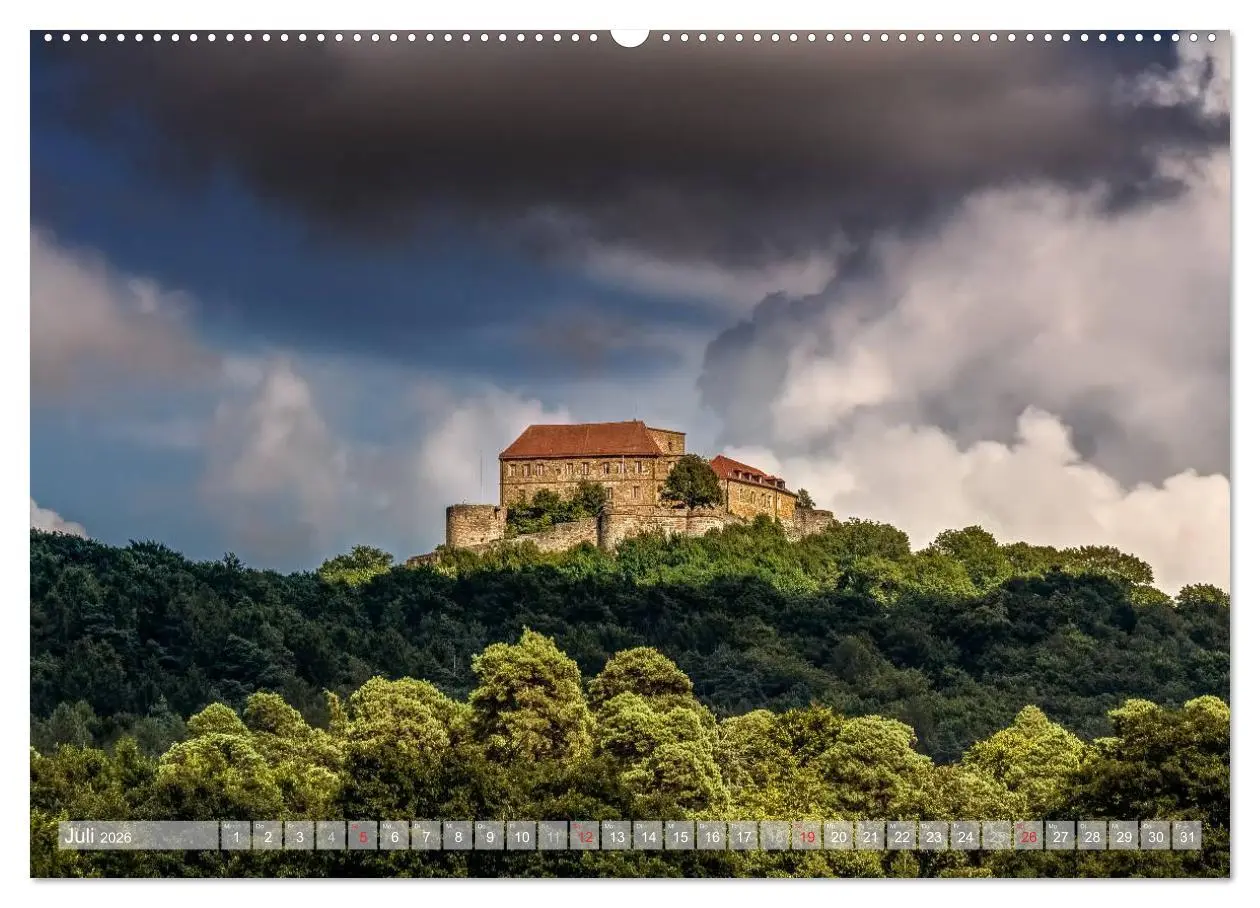 Bild: 9783516082692 | Burgenlandschaft Fränkische Schweiz (Wandkalender 2026 DIN A2...