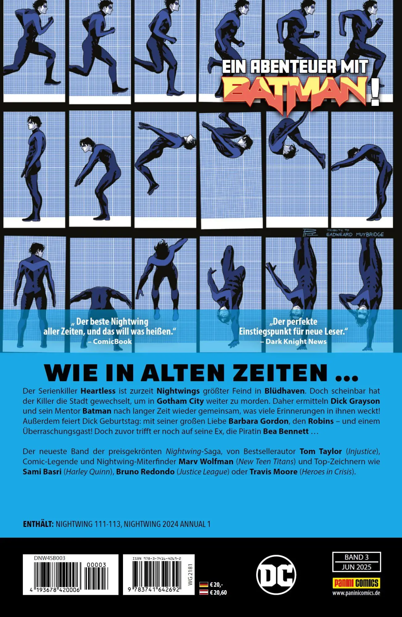 Rückseite: 9783741642692 | Nightwing | Bd. 3 (4. Serie): Waisenkinder | Tom Taylor (u. a.) | Buch