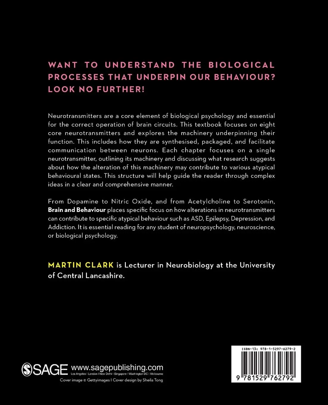 Rückseite: 9781529762792 | Brain and Behaviour | Martin Clark | Taschenbuch | Englisch | 2022