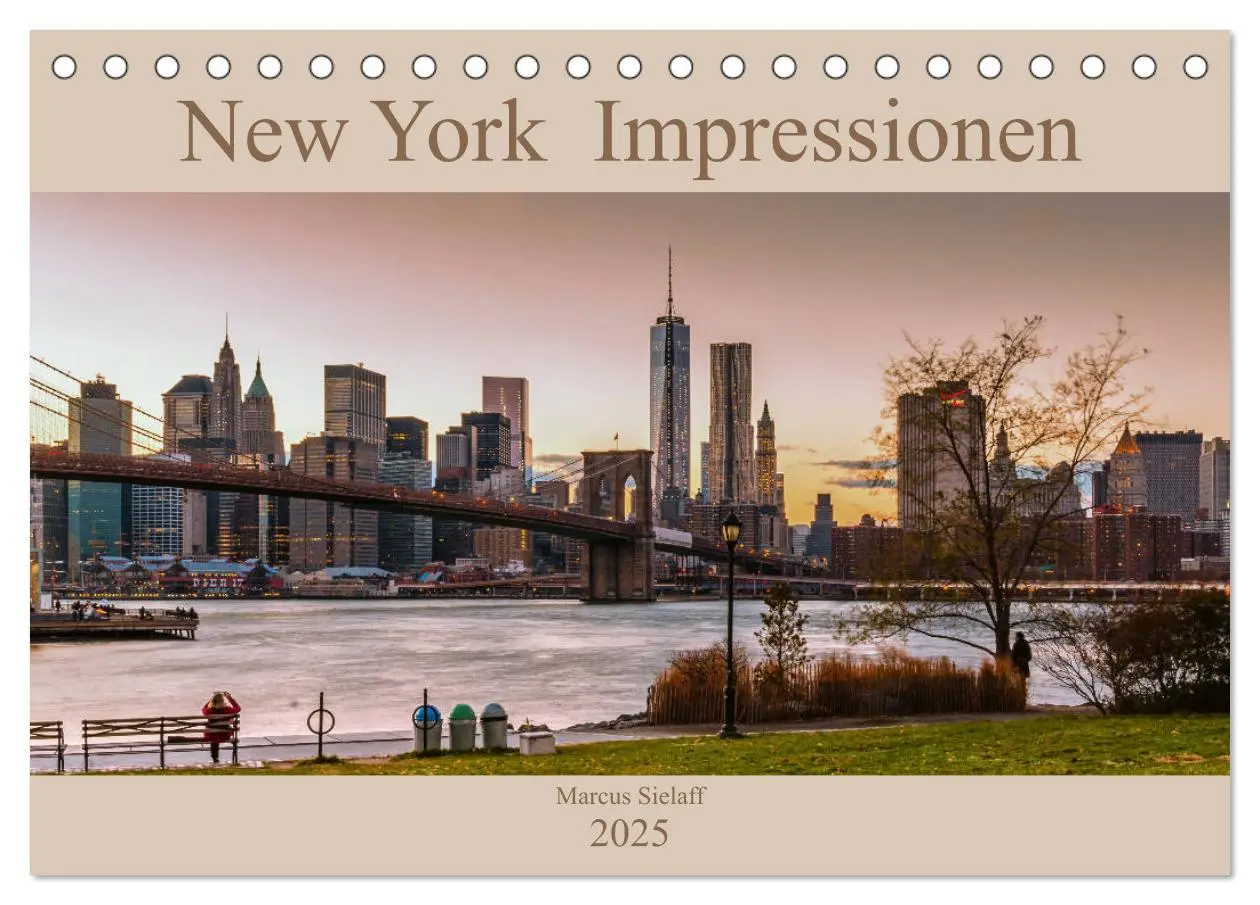 Cover: 9783435412792 | New York Impressionen 2025 (Tischkalender 2025 DIN A5 quer),...