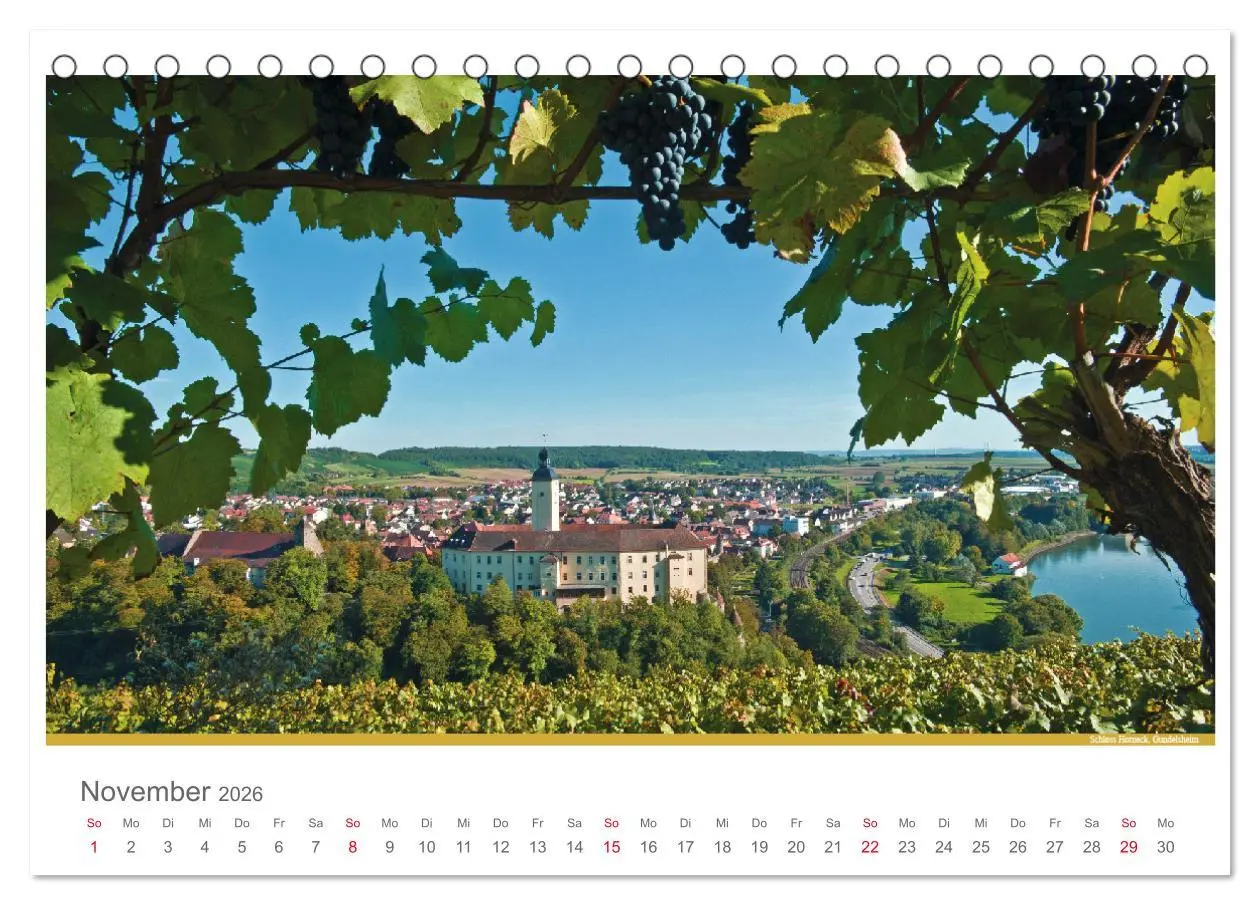 Bild: 9783516212792 | Der Neckar - Unterwegs in Deutschland (Tischkalender 2026 DIN A5...