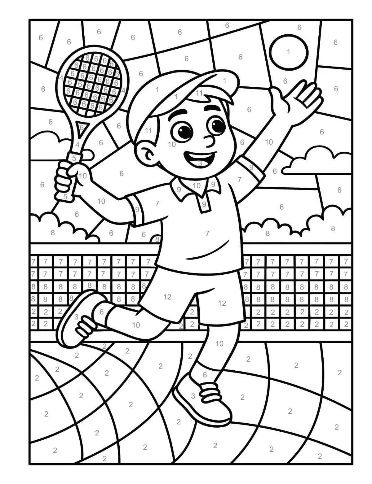 Bild: 9783986572792 | Malen nach Zahlen Sport Malbuch für Jungen ab 5-7 Jahren mit 50...