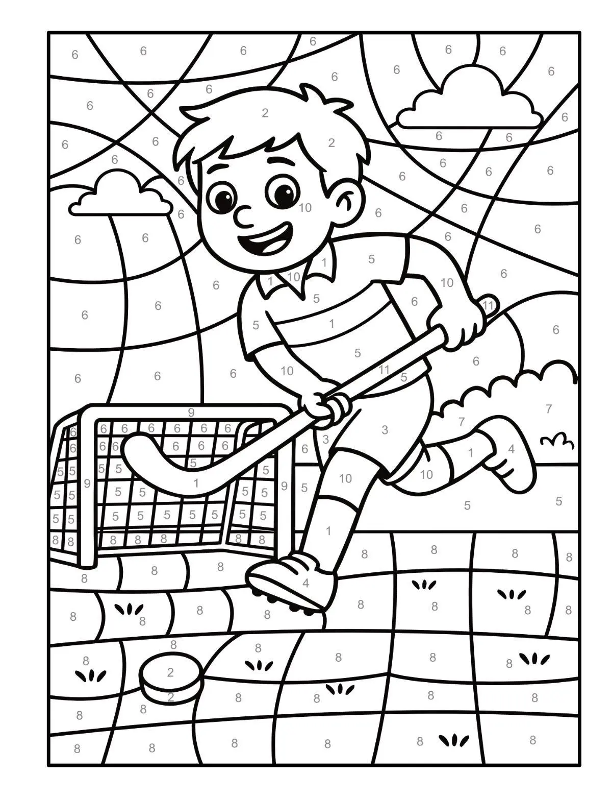 Bild: 9783986572792 | Malen nach Zahlen Sport Malbuch für Jungen ab 5-7 Jahren mit 50...