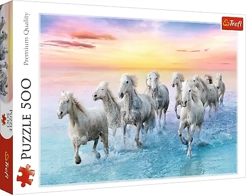 Cover: 5900511372892 | Galoppierende weiße Pferde (Puzzle) | Spiel | In Spielebox | 37289