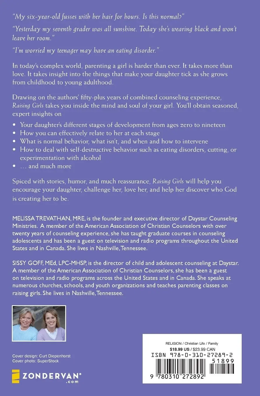 Rückseite: 9780310272892 | All You Need to Know About... Raising Girls | Trevathan (u. a.) | Buch