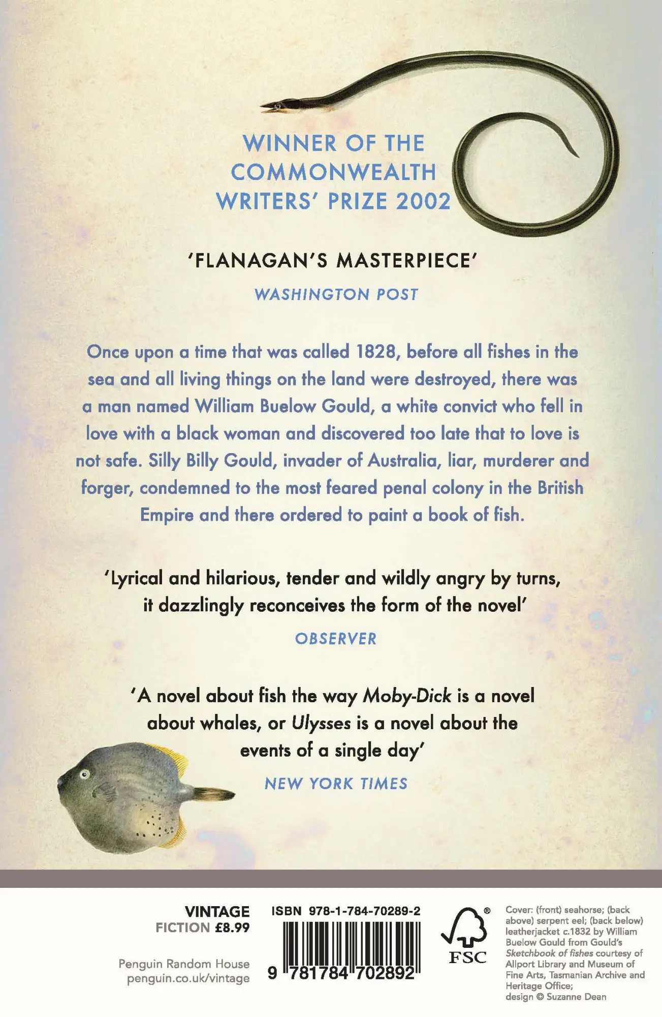 Rückseite: 9781784702892 | Gould's Book of Fish | Richard Flanagan | Taschenbuch | 480 S. | 2016