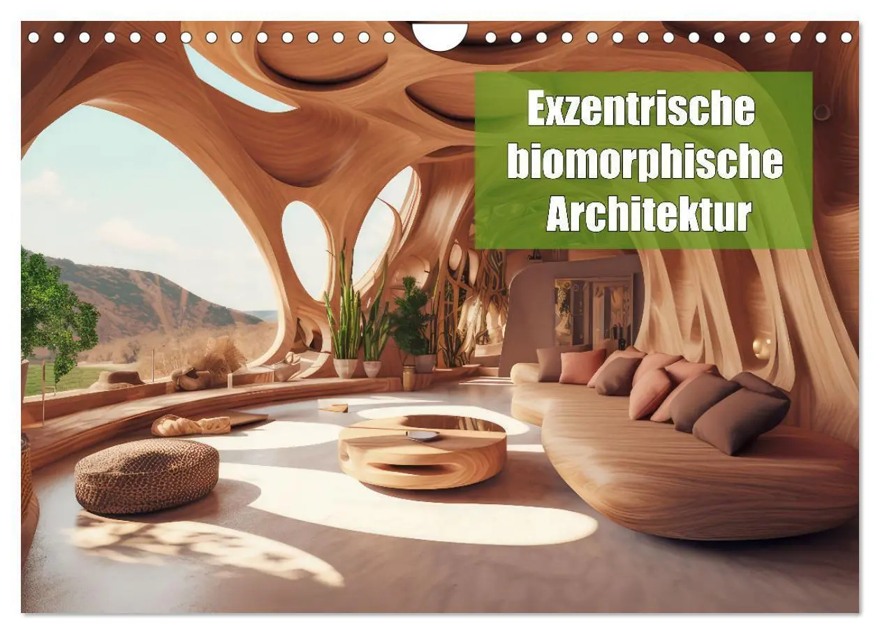 Cover: 9783383862892 | Exzentrische biomorphe Architektur (Wandkalender 2025 DIN A4 quer),...