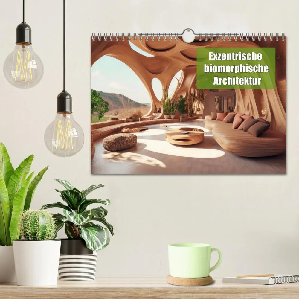 Bild: 9783383862892 | Exzentrische biomorphe Architektur (Wandkalender 2025 DIN A4 quer),...
