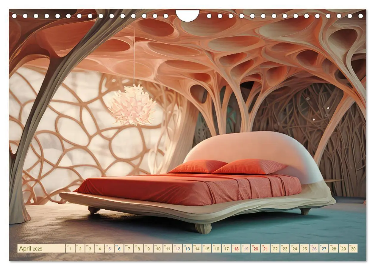 Bild: 9783383862892 | Exzentrische biomorphe Architektur (Wandkalender 2025 DIN A4 quer),...