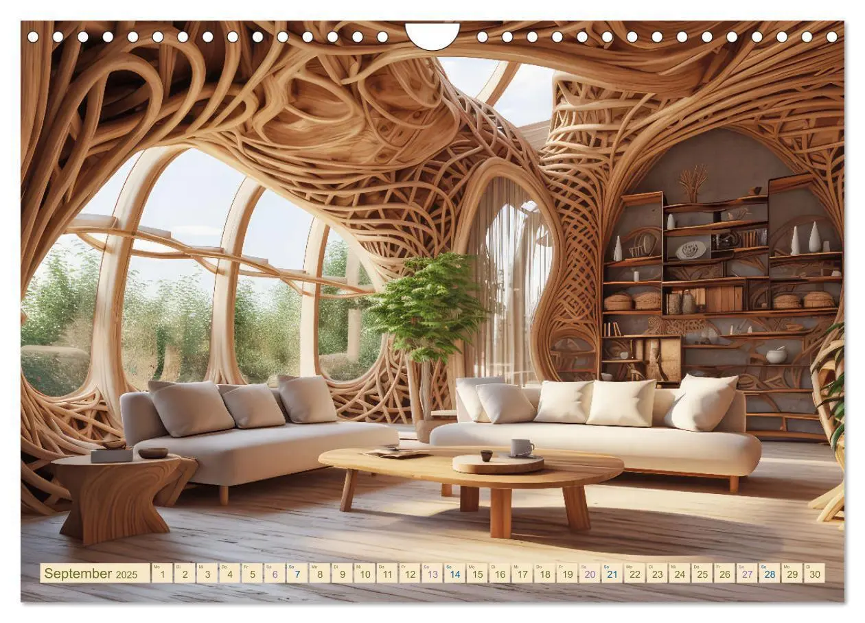 Bild: 9783383862892 | Exzentrische biomorphe Architektur (Wandkalender 2025 DIN A4 quer),...
