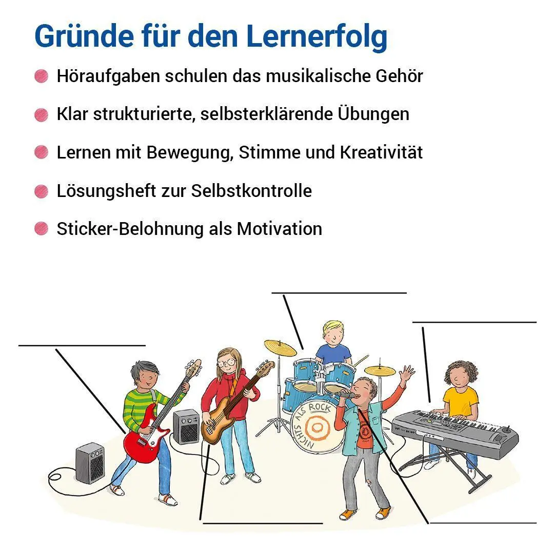 Bild: 9783619572892 | Das Übungsheft Musik 5/6 | Noten, Instrumente, Komponisten | Junge