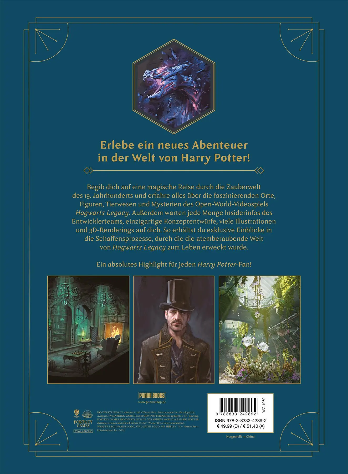 Rückseite: 9783833242892 | Making-of und Design von Hogwarts Legacy | Jody Revenson (u. a.)