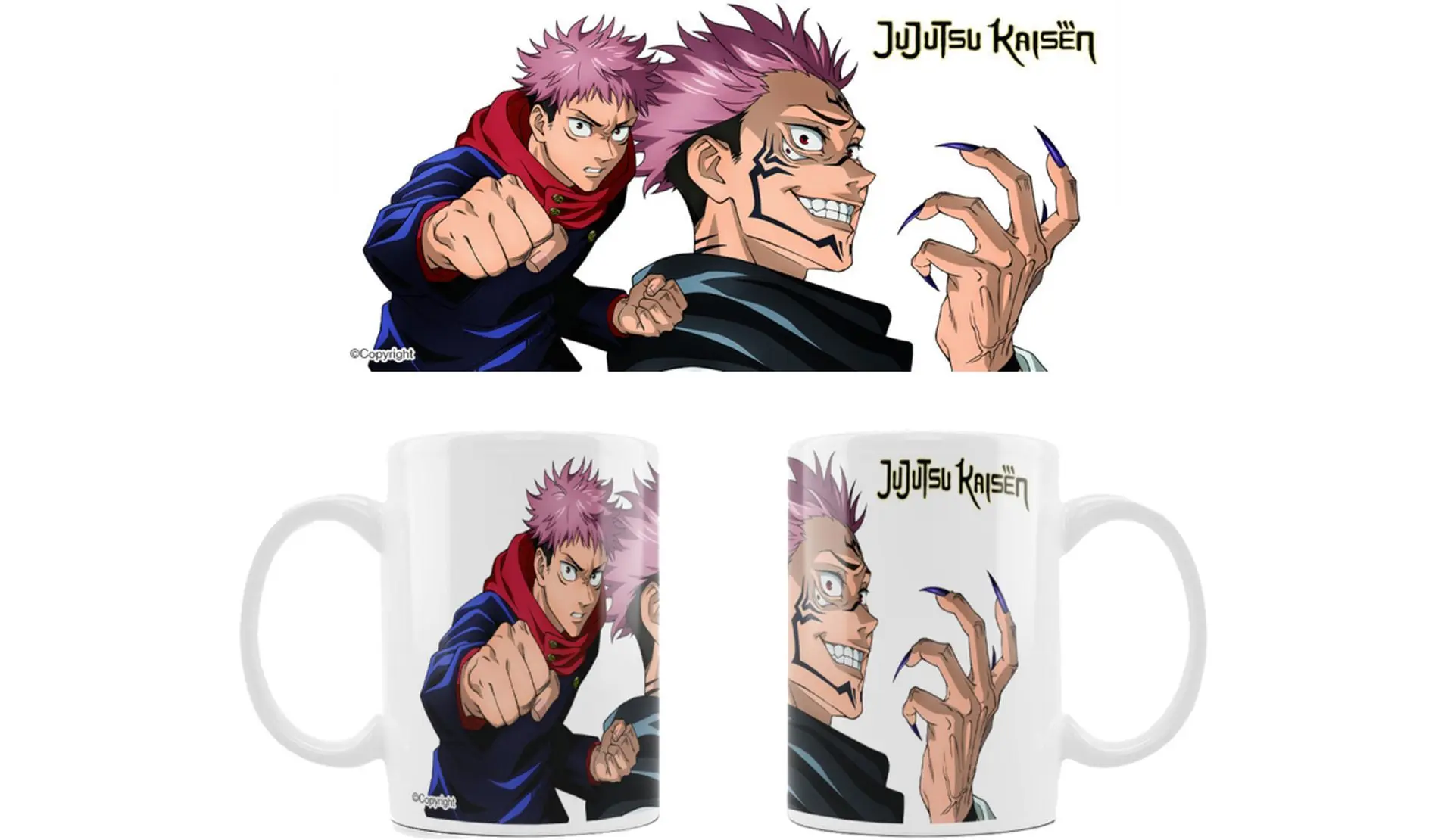 Cover: 7630017532992 | Tasse - Jujutsu Kaisen - Yuji &amp; Sukuna | 448/88994 | Crunchyroll