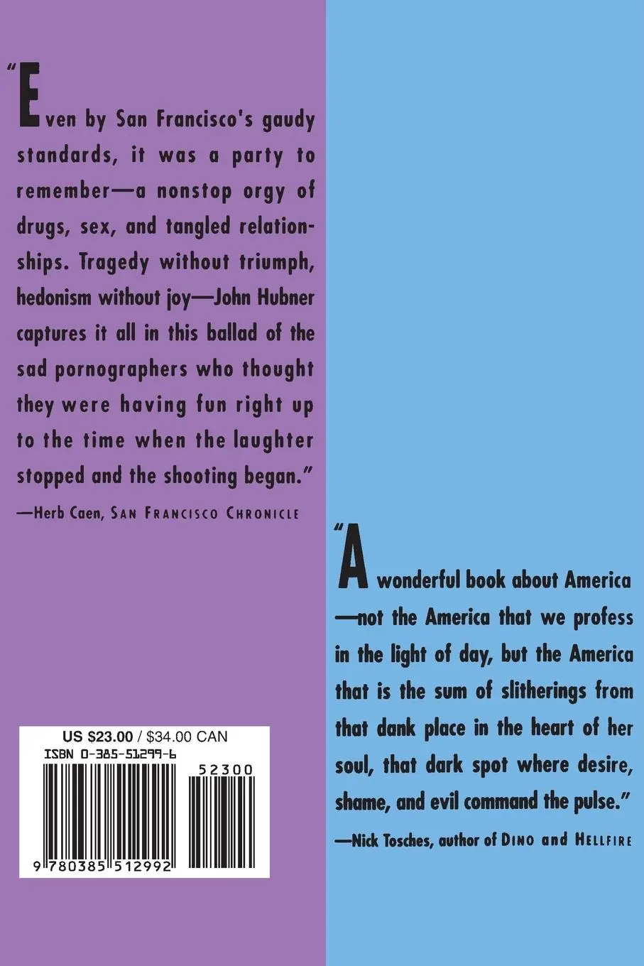 Rückseite: 9780385512992 | Bottom Feeders | From Free Love to Hard Core | John Hubner | Buch