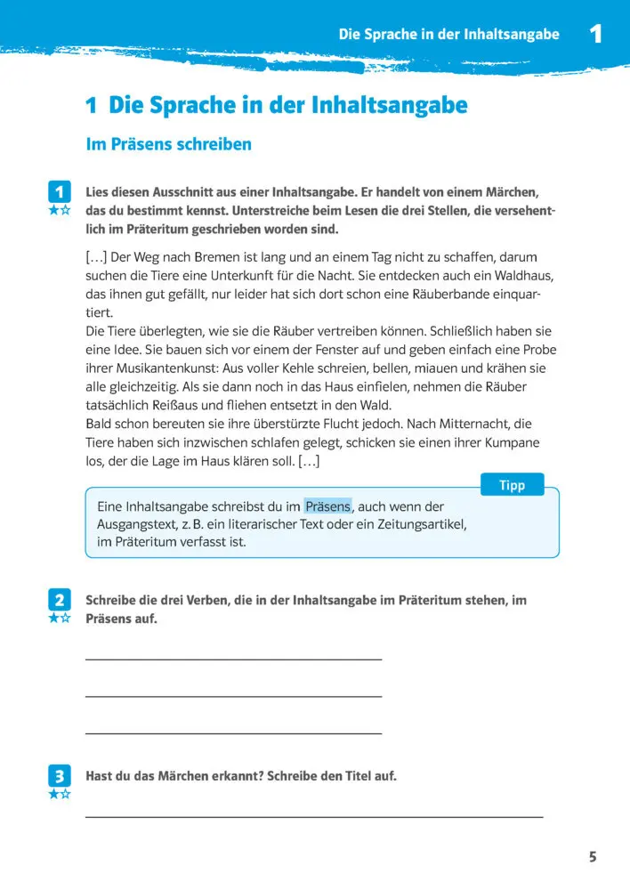 Bild: 9783129272992 | 10-Minuten-Training Deutsch Aufsatz Inhaltsangabe 6. - 8. Klasse