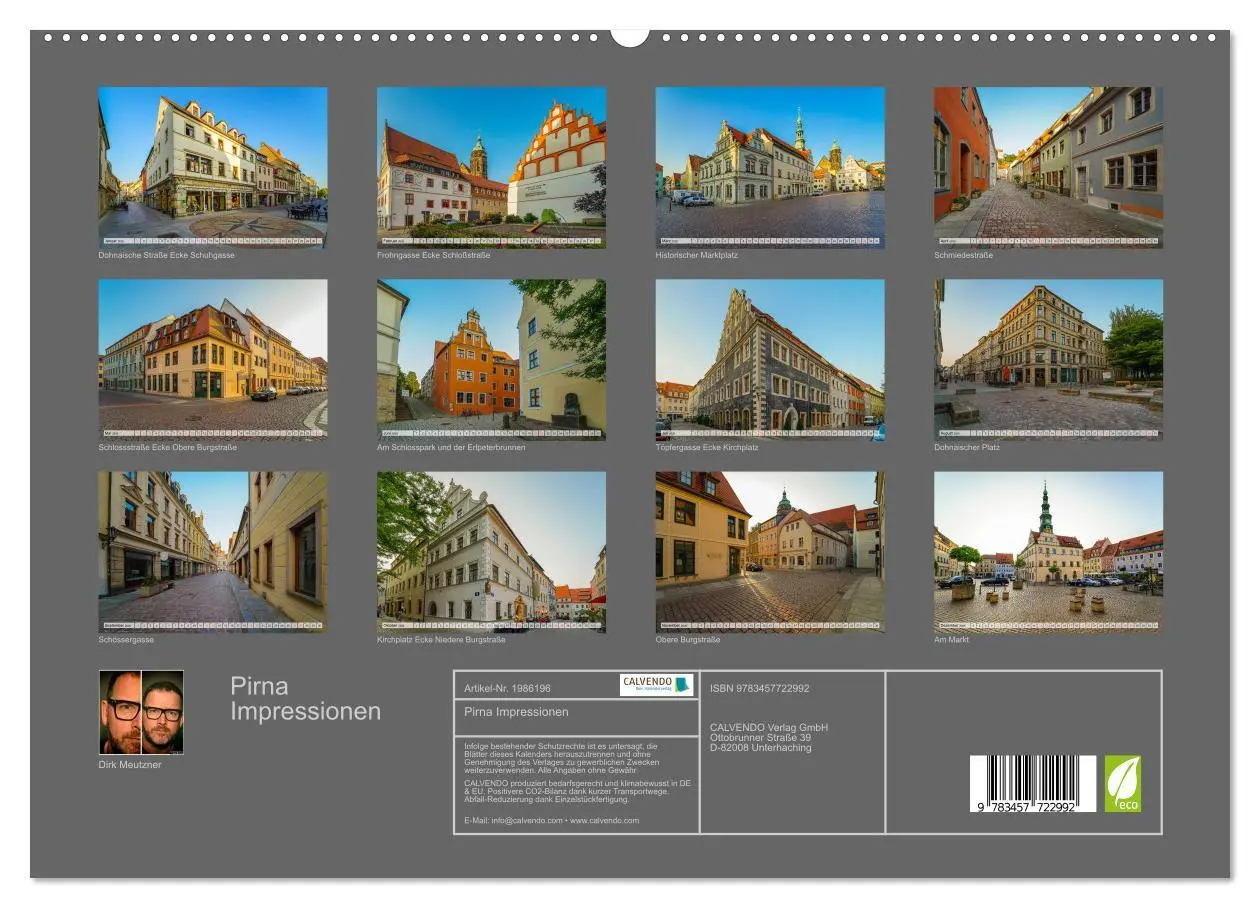 Bild: 9783457722992 | Pirna Impressionen (hochwertiger Premium Wandkalender 2026 DIN A2...