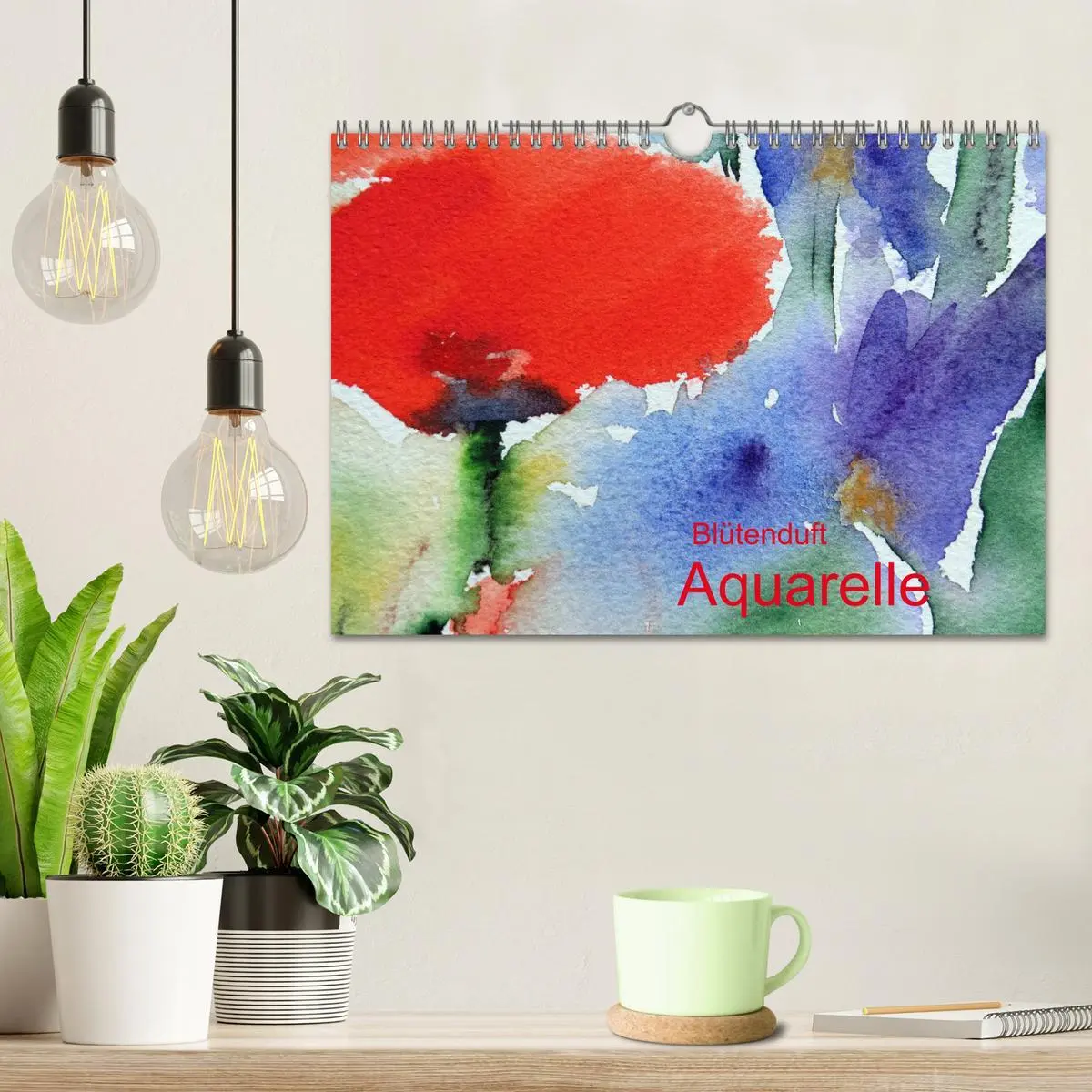 Bild: 9783457892992 | Blütenduft Aquarelle (Wandkalender 2026 DIN A4 quer), CALVENDO...