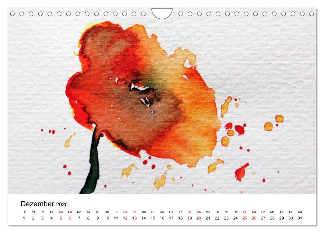 Bild: 9783457892992 | Blütenduft Aquarelle (Wandkalender 2026 DIN A4 quer), CALVENDO...