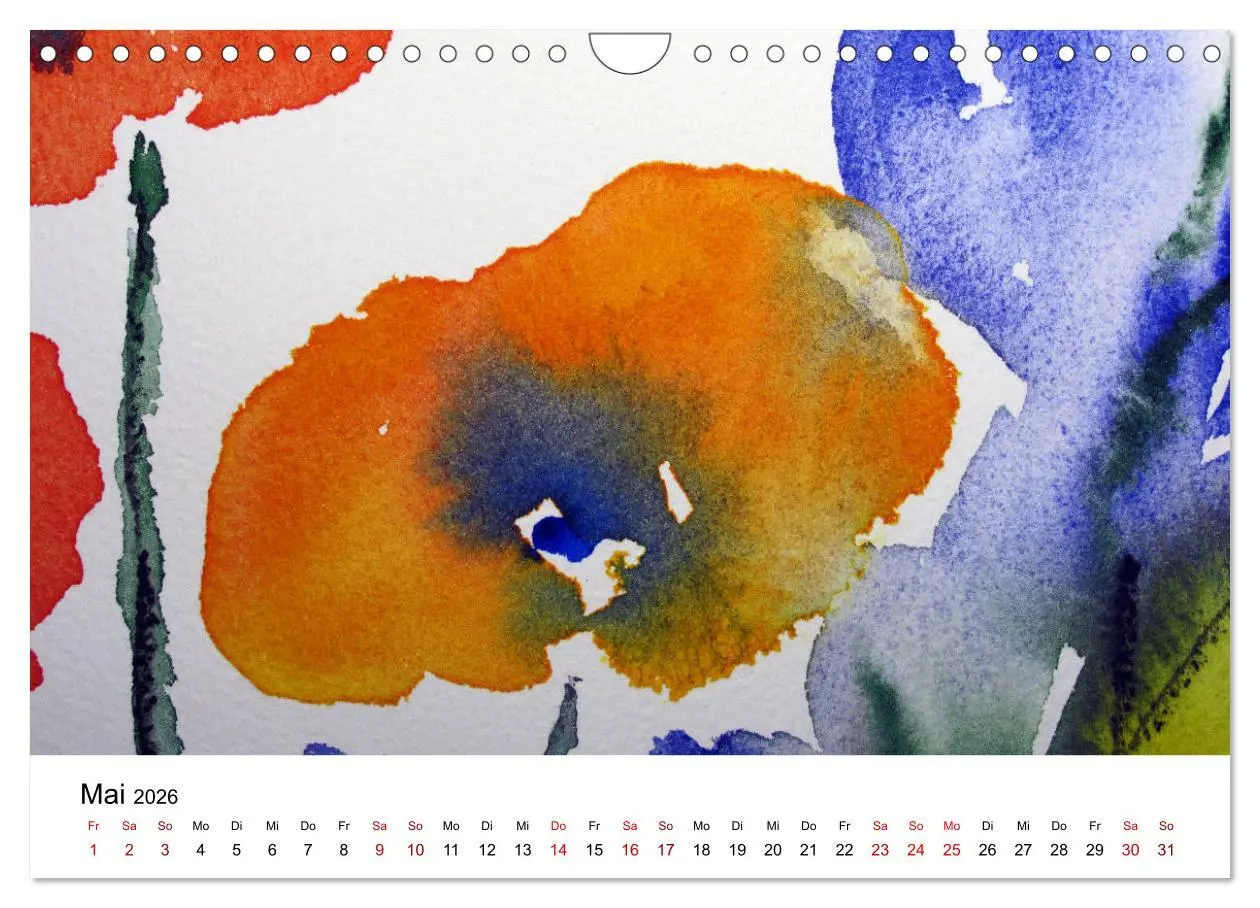 Bild: 9783457892992 | Blütenduft Aquarelle (Wandkalender 2026 DIN A4 quer), CALVENDO...