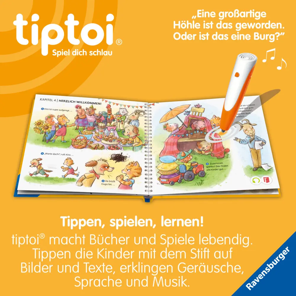 Bild: 9783473492992 | tiptoi® Bildergeschichten über den Umgang mit Gefühlen - Kira Katze...