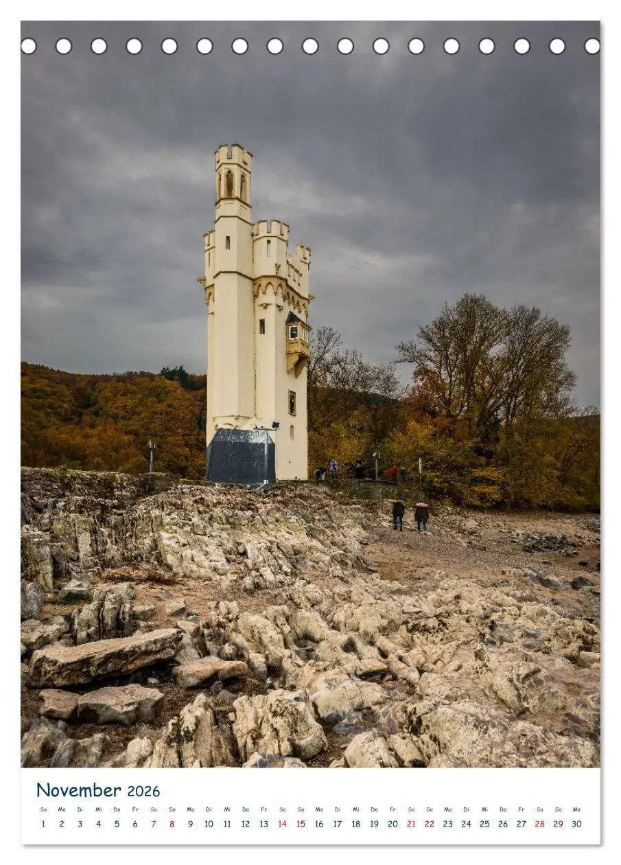 Bild: 9783516432992 | Burgen und Burgruinen am Mittelrhein (Tischkalender 2026 DIN A5...