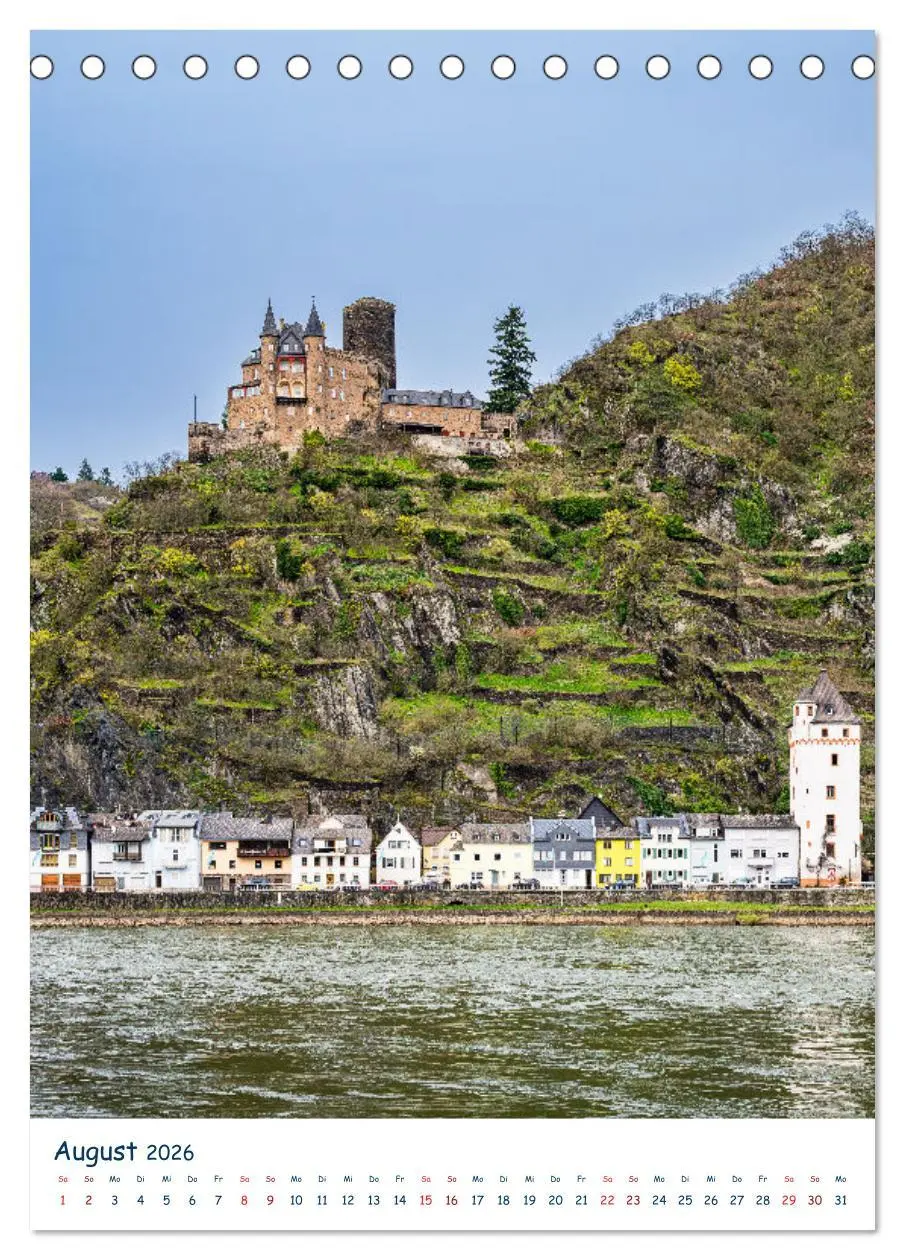 Bild: 9783516432992 | Burgen und Burgruinen am Mittelrhein (Tischkalender 2026 DIN A5...