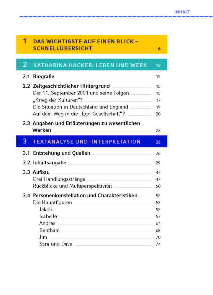 Bild: 9783129303092 | Die Habenichtse von Katharina Hacker | Textanalyse und Interpretation