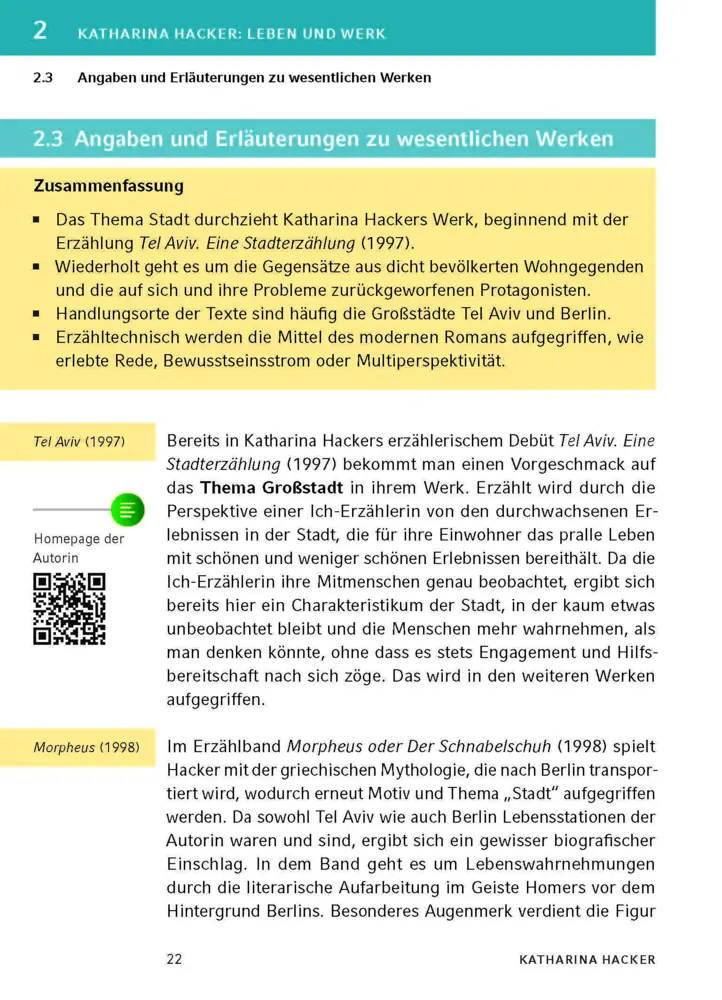 Bild: 9783129303092 | Die Habenichtse von Katharina Hacker | Textanalyse und Interpretation