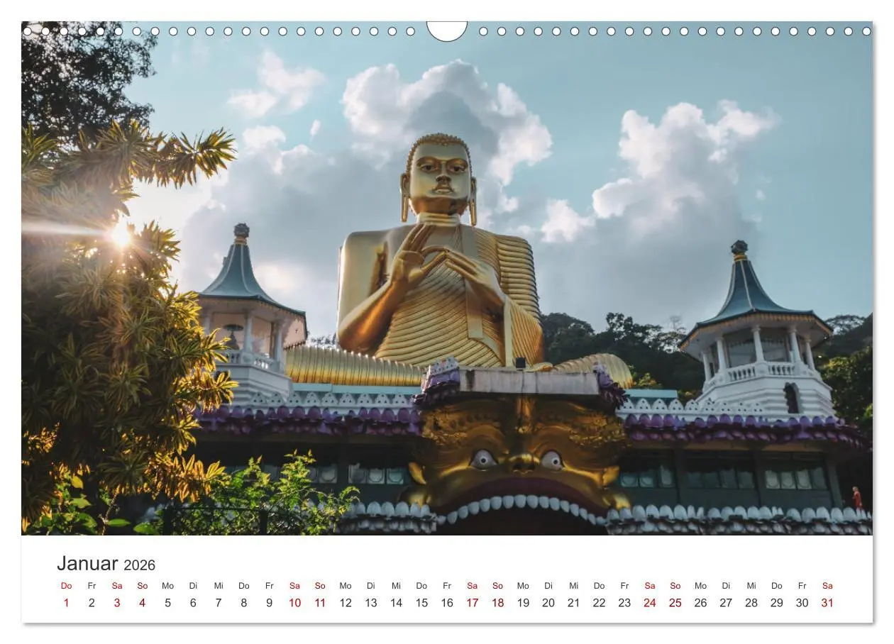 Bild: 9783457613092 | Sri Lanka - Eine einzigartige Trauminsel. (Wandkalender 2026 DIN A3...