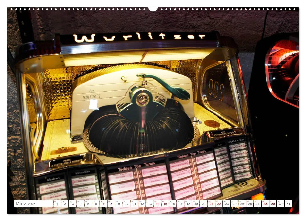 Bild: 9783457853092 | Wurlitzer und Co. (Wandkalender 2026 DIN A2 quer), CALVENDO...
