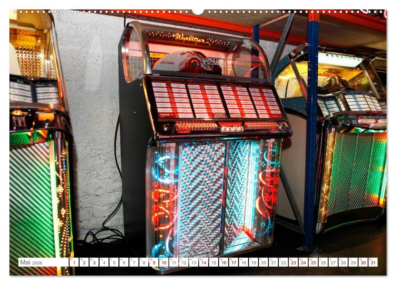 Bild: 9783457853092 | Wurlitzer und Co. (Wandkalender 2026 DIN A2 quer), CALVENDO...