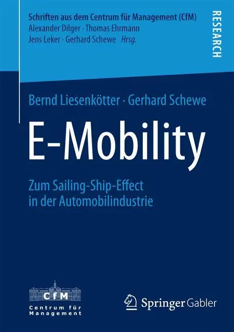 Cover: 9783658063092 | E-Mobility | Zum Sailing-Ship-Effect in der Automobilindustrie | Buch