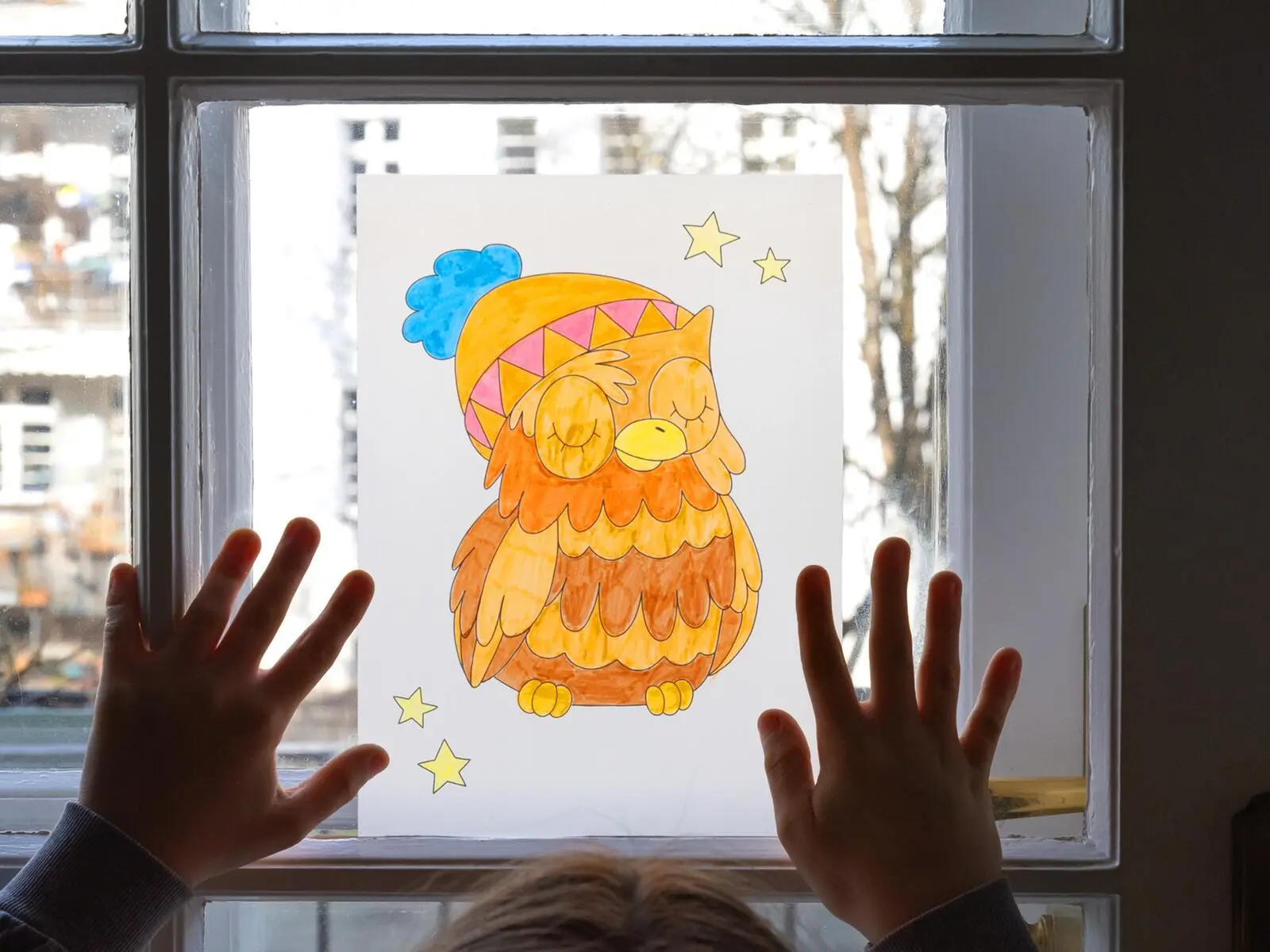 Bild: 9783845863092 | Ausmal-Fensterbilder - Im Winter | 16 transparente Malvorlagen | Kraus