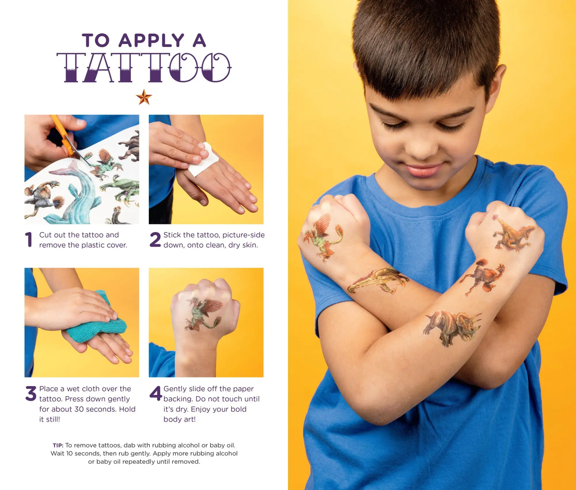 Bild: 9781635863192 | Roaring, Rumbling Tattoo Dinosaurs | 50 Temporary Tattoos That Teach
