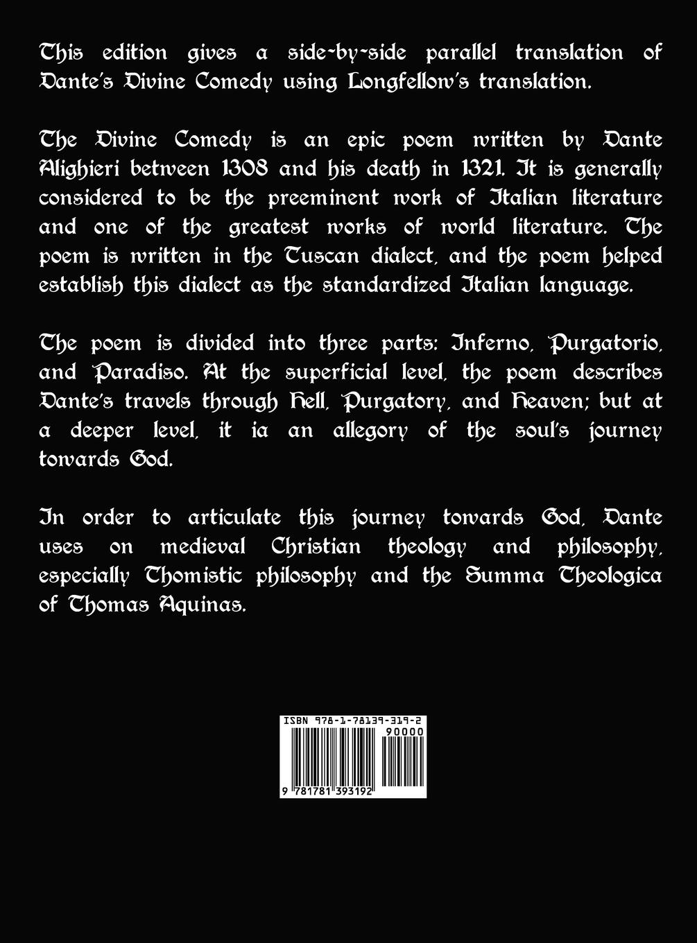 Rückseite: 9781781393192 | The Divine Comedy / La Divina Commedia - Parallel Italian / English...